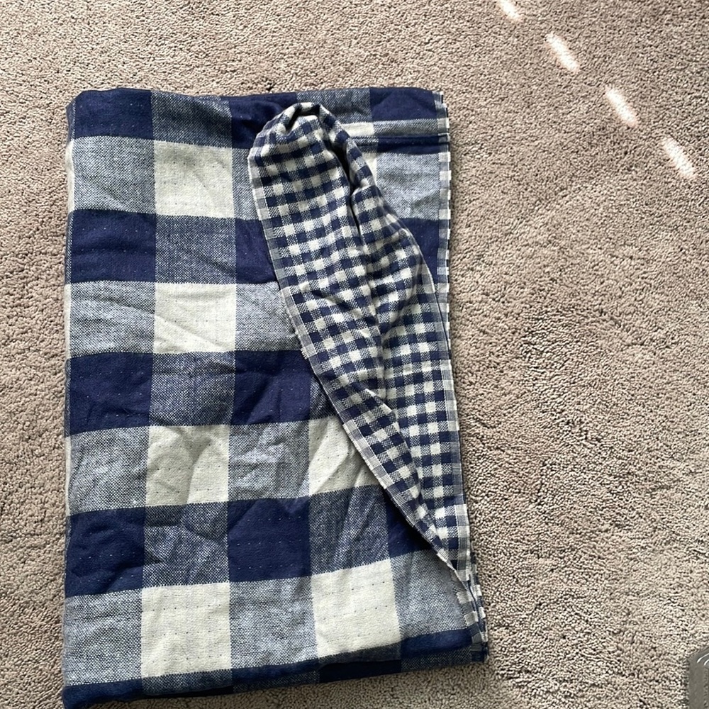 Soft flannel reversible infinity scarf